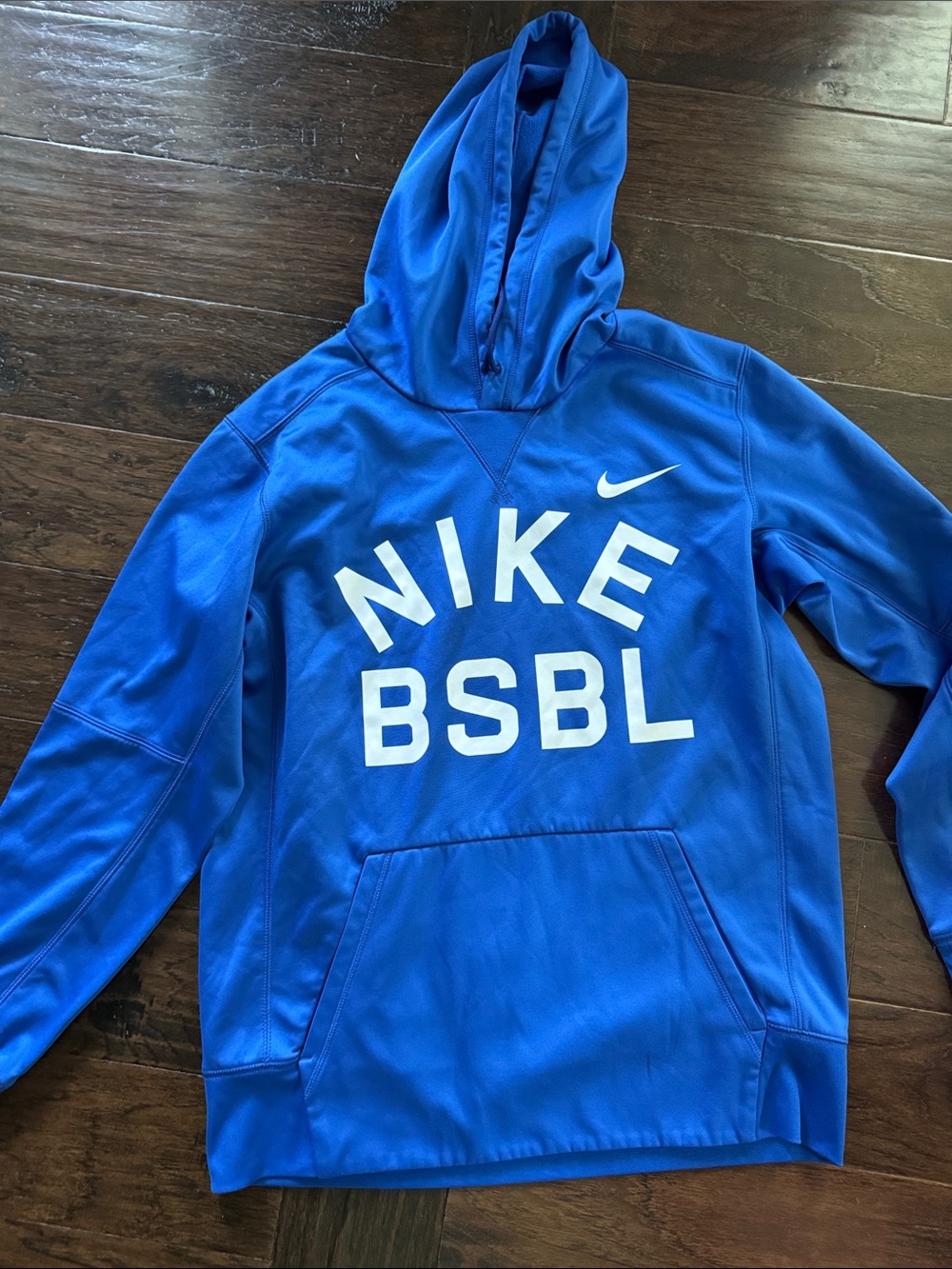 Nike Baseball bsbl Blue Hoodie dri fit Men’s Medium